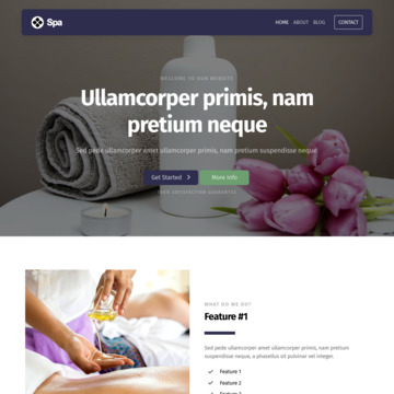 Spa Website Template (4)