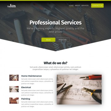 Toolbox Website Template