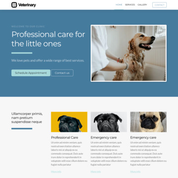 Veterinary Clinic Website Template (1)