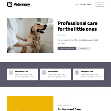 Veterinary Clinic Website Template (3)