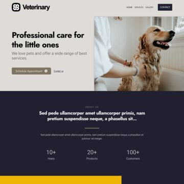 Veterinary Clinic Website Template (2)