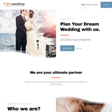 Wedding2 Website Template