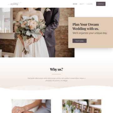 Wedding Website Template