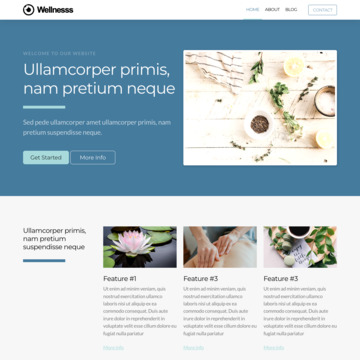 Wellness Website Template (4)