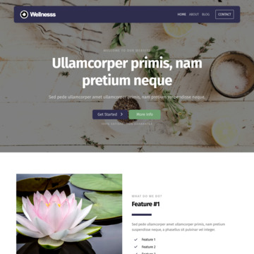 Wellness Website Template (6)