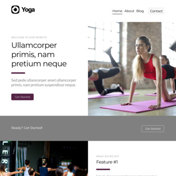 Yoga Website Template (4)