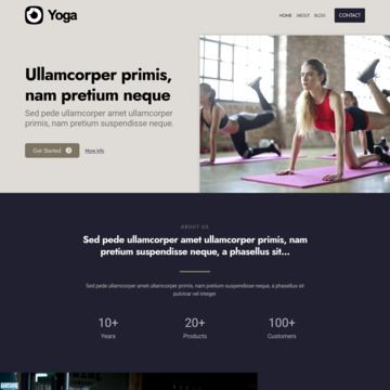Yoga Website Template (1)